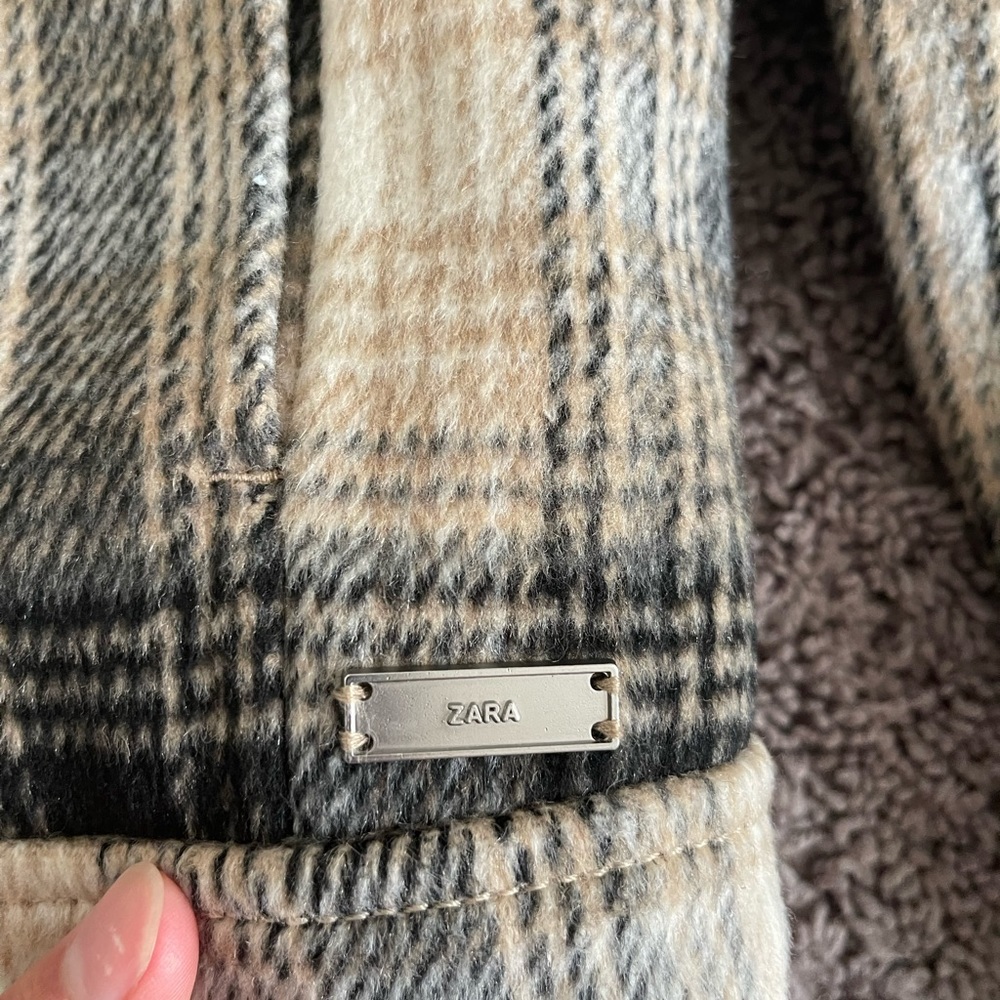 Zara Checkered Jacket/ plaid shacket - Picture 10 of 10